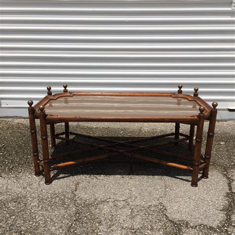 Vintage Faux Bamboo Coffee Tables 